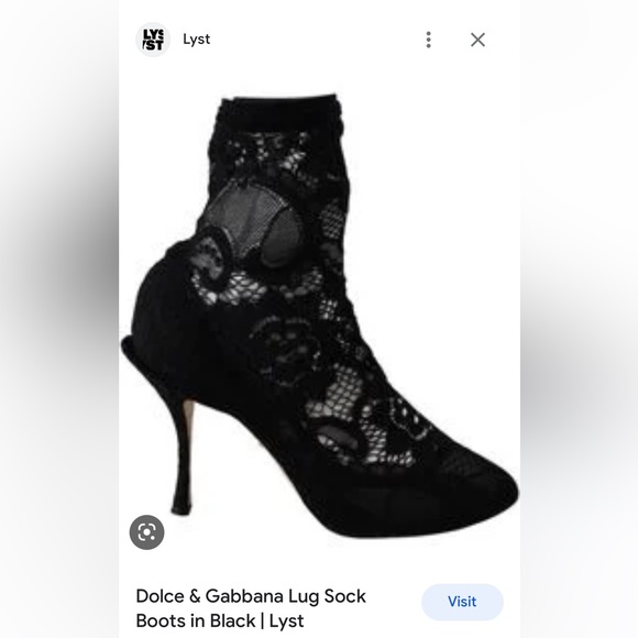 Dolce Gabbanna sock boots lace - Picture 1 of 6
